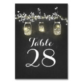 黒板ライツメイソンジャース テーブルナンバー (裏面)