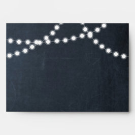 黒板ライトアクアパーソナライズされた 封筒