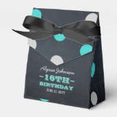 黒板ライトティール(緑がかった色)16th誕生日ビーフボックス フェイバーボックス (正面サイド)