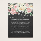 黒板ライトノーラップシャワー表示ギフトラベル (正面)