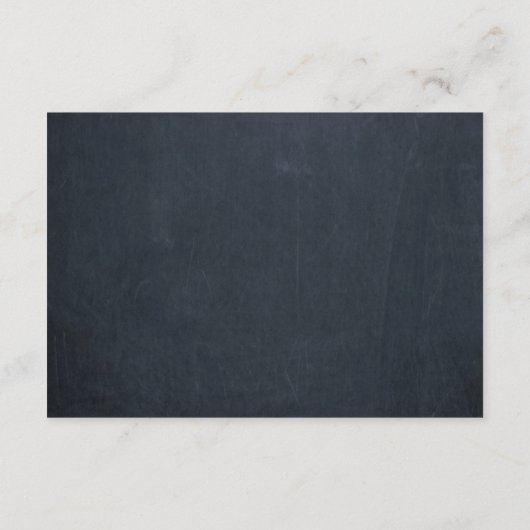 黒板ライト結婚アクアの願い井戸 エンクロージャーカード (裏面)