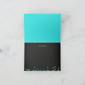 黒板ラバーダック赤ちゃんシャワーサンキューカード サンキューカード (内部)