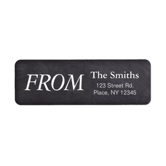 黒板リターンラベル ラベル (正面)