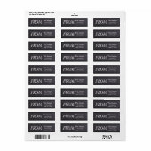 黒板リターンラベル ラベル (フルシート)