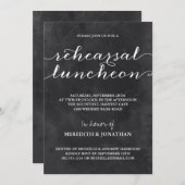 黒板リハーサルランチョン 招待状 (正面/裏面)