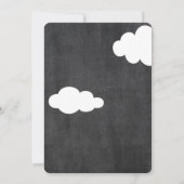 黒板レインボーベビーシャワー招待状 招待状 (裏面)