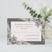 黒板ロマンス応答カード 招待状 (スタンド正面)