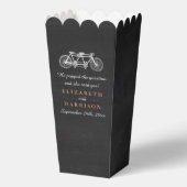 黒板上タンデム結婚自転車 フェイバーボックス (正面)