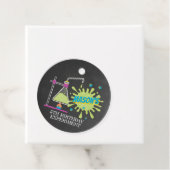 黒板不機嫌科学パーティー誕生日 フェイバータグ (インサイチュ)