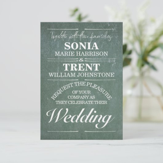 黒板先生結婚ズ 招待状 (スタンド正面)