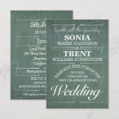 黒板先生結婚ズ 招待状 (正面/裏面)