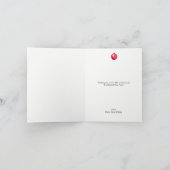 黒板写真クリスマス妊娠告知 シーズンカード (内部)