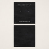 黒板効果イヤリングホルダー、ジュエリー表示 (正面&裏面)