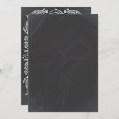 黒板卒業招待状 招待状 (正面/裏面)