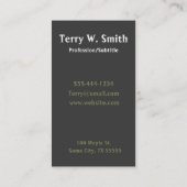 黒板名刺 名刺 (裏面)