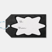 黒板型雪だるま葉書 |クリスマス ギフトタグ (裏面横)