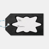 黒板型雪だるま葉書 |クリスマス ギフトタグ (裏面横)