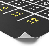 黒板増倍表 ポスター (角)