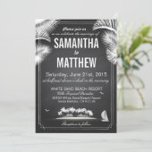 黒板島ビーチデスティネーションワエディング 招待状 (スタンド正面)