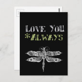 黒板常に愛して下さい ポストカード (正面/裏面)