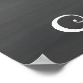 黒板式披露宴サインプリント ポスター (角)