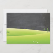 黒板恐竜誕生日招待状ディノパーティー 招待状 (裏面)