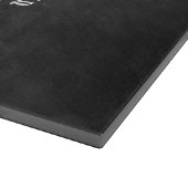 黒板愛カスタムなガラスまな板 カッティングボード (角)