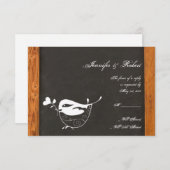 黒板愛鳥の応答カード 出欠カード (正面/裏面)