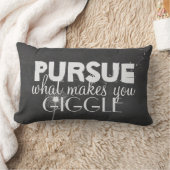 黒板感動的上の幸せ引用文 ランバークッション (ブランケット)