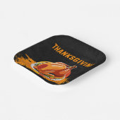 黒板感謝祭ローストトルコ赤ちゃんシャワー ペーパープレート (傾斜あり)