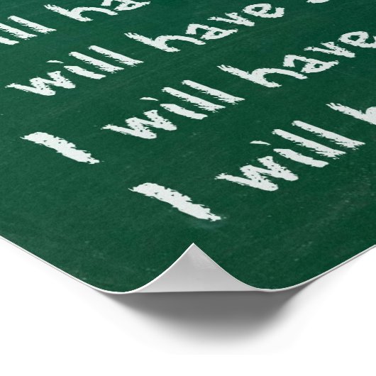 黒板書病 ポスター (角)