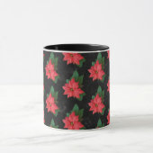 黒板植物学フローラメリークリスマス マグカップ (中央)