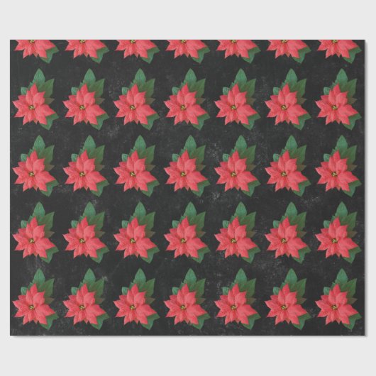 黒板植物性メリークリスマスウォーター色 ラッピングペーパー (フラット)
