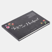 黒板水彩花絵画の素朴 ゲストブック (コーナー)