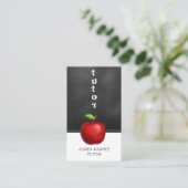 黒板水色アップルターター先生事業 名刺 (スタンド正面)