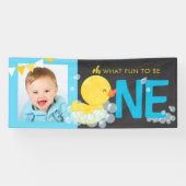 黒板水色アヒルOh何おもしろい写真パーティー 横断幕 (横)