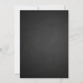 黒板灯列婚約パーティ 招待状 (裏面)