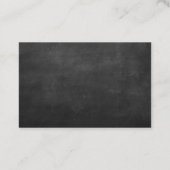 黒板犬またはペットグルーミング ロイヤリティカード (裏面)