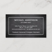 黒板白眼鏡アイドクターフォトメータ 名刺 (裏面)