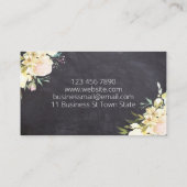 黒板石けん蝋燭大豆ろう液及びDIY船 名刺 (裏面)