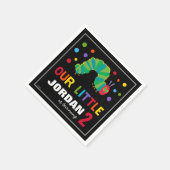 黒板空腹キャタピラ |ハッピーバースデー スタンダードカクテルナプキン (角)