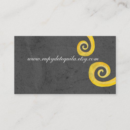 黒板素朴ヴィンテージ 名刺 (正面)