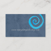 黒板素朴ヴィンテージ 名刺 (裏面)