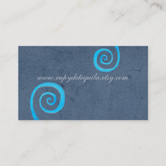 黒板素朴ヴィンテージ 名刺 (正面)