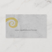 黒板素朴ヴィンテージ 名刺 (裏面)