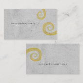 黒板素朴ヴィンテージ 名刺 (正面/裏面)