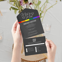 黒板結婚のドードルハートミセスとミセス