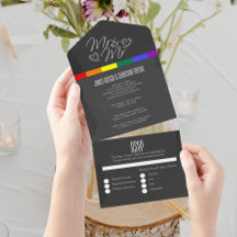 黒板結婚のドードルハートMr.