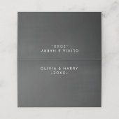 黒板結婚の折り畳み座席表 プレイスカード (外部開封)