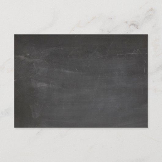 黒板結婚の願い事。ボホピンクフローラ エンクロージャーカード (裏面)